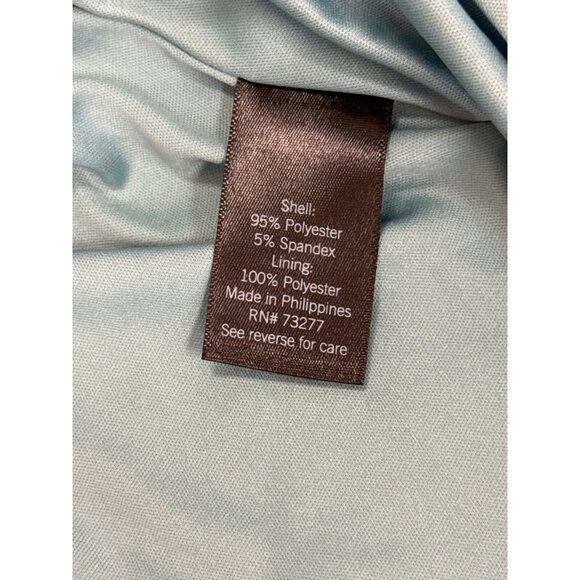 Simply Vera Womens Blue Vera Wang Seamed Knit V-Neck Mini Dress Size XL Belted - Picture 6 of 11